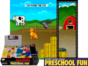 Mario's Early Years - Preschool Fun (U) Cover